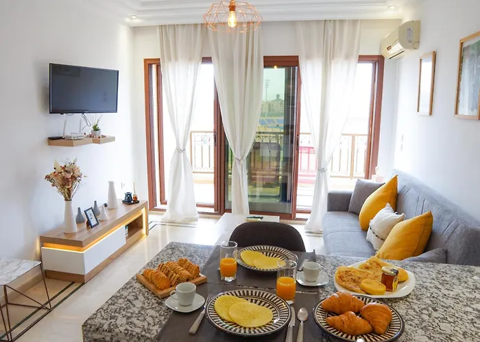 Cosy Cocon Au Coeur De Gueliz-Parking Gratuit